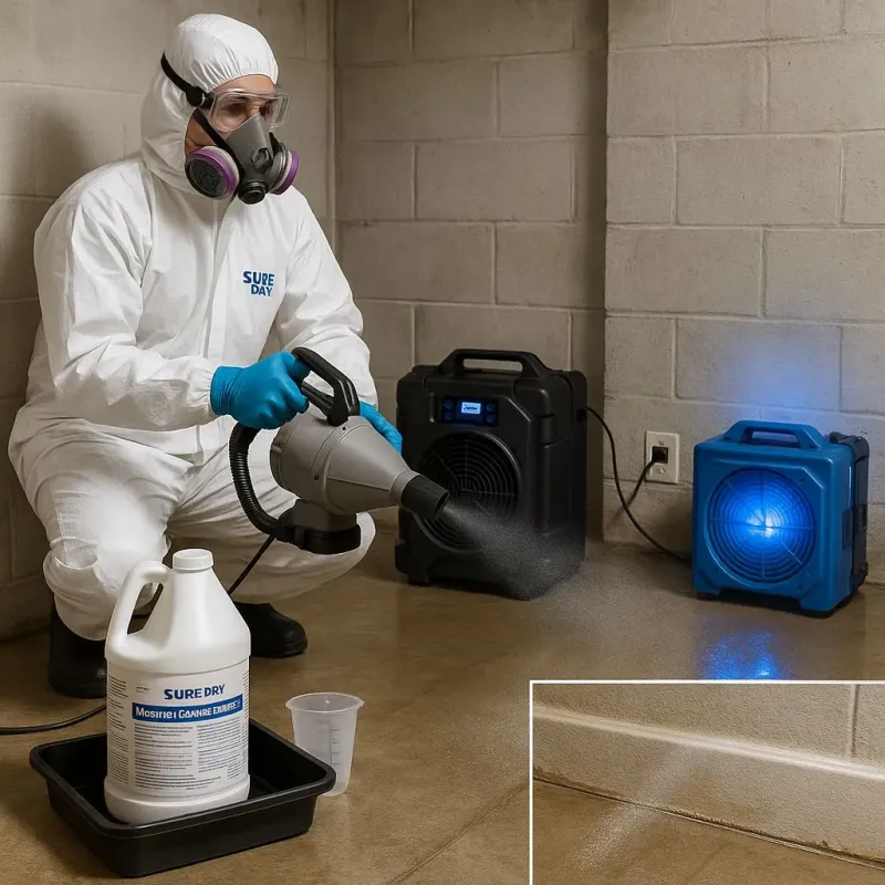 Sanitization and Odor Removal process in Cleveland, TX