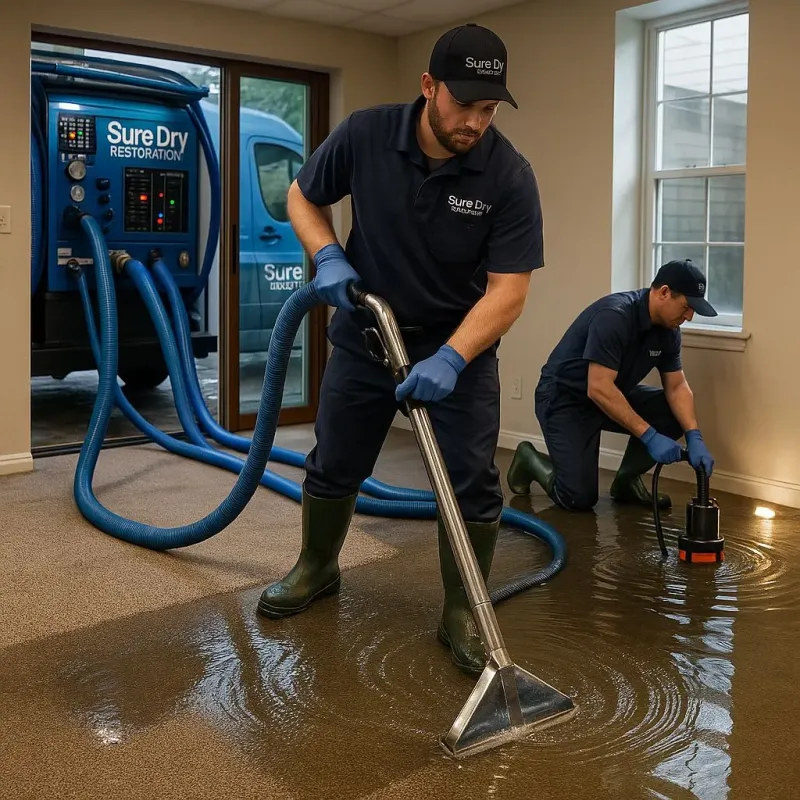 Water Extraction and Removal process in Cleveland, TX